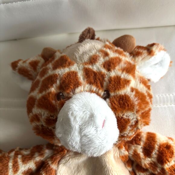 Baby GANZ Collection Giraffe Lovey Super Soft Security Blanket Plush Toy Birth+ - Picture 3 of 4